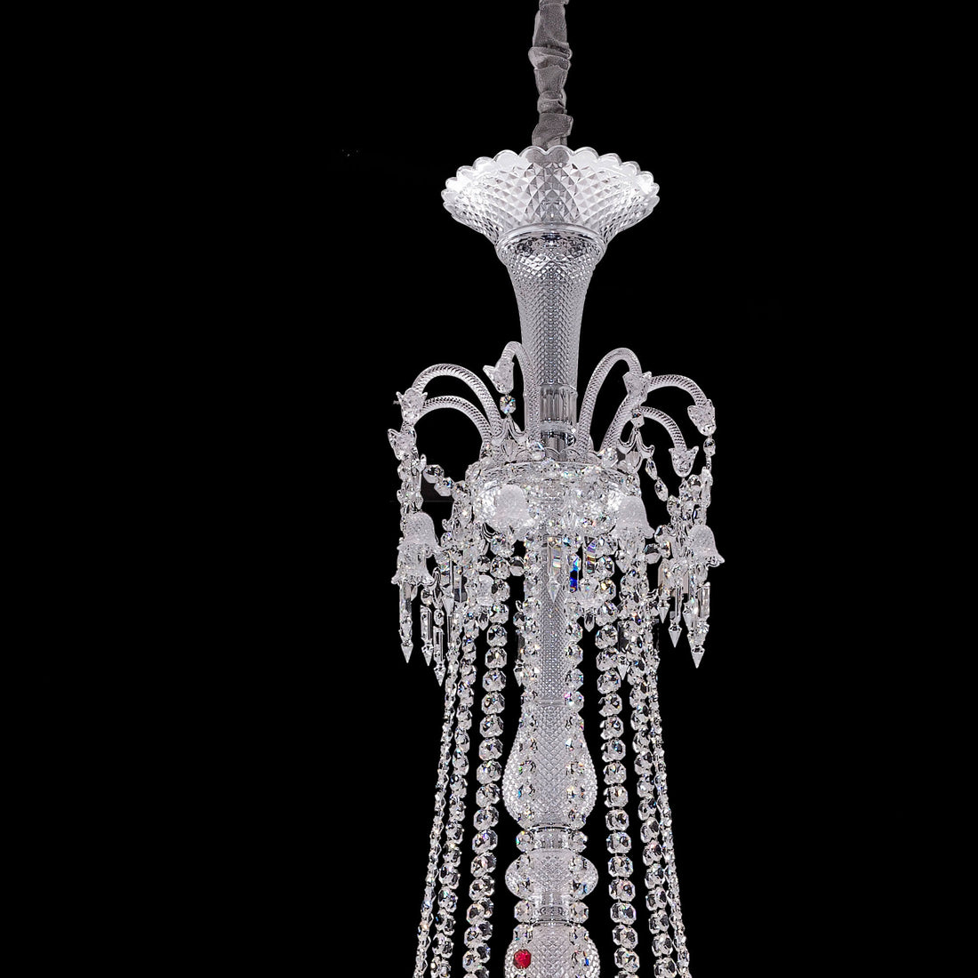 Lamp Modern Large Entrance Crystal Chandelier