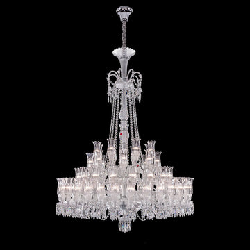 Lamp Modern Large Entrance Crystal Chandelier