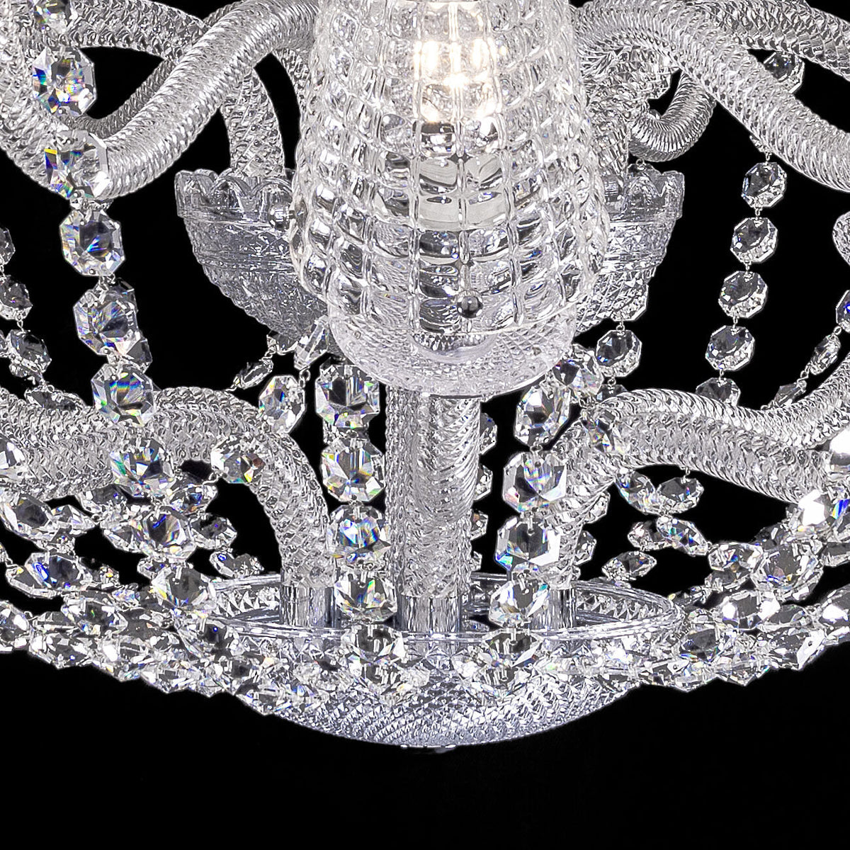 Lamp Modern Le Roi Soleil Crystal Chandelier