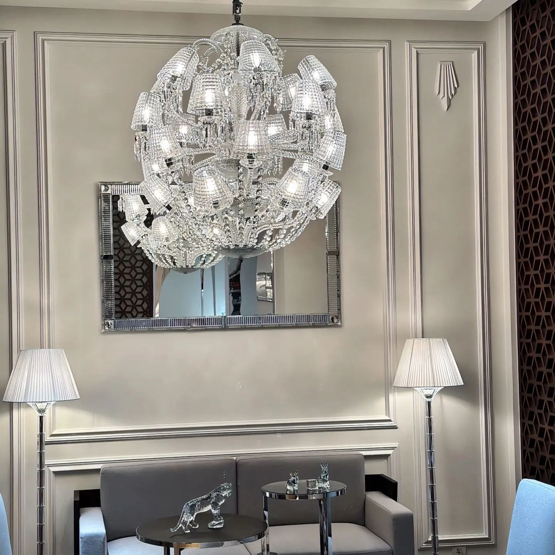 Lamp Modern Le Roi Soleil Crystal Chandelier