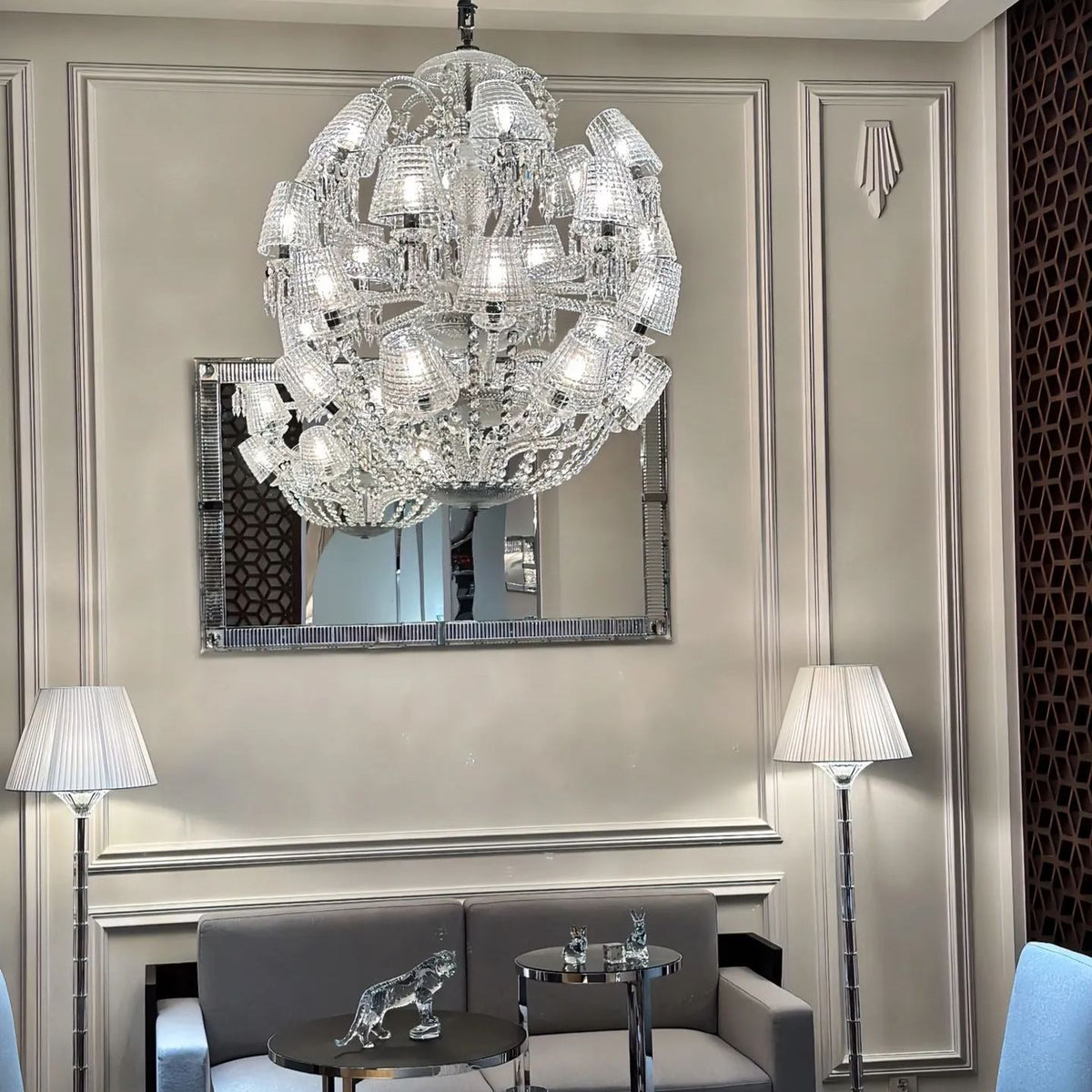 Lamp Modern Le Roi Soleil Crystal Chandelier