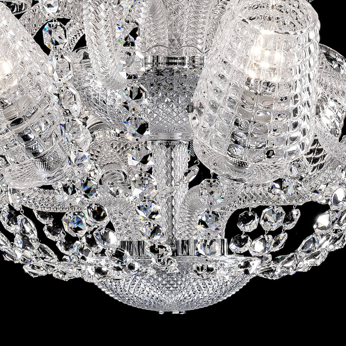 Lamp Modern Le Roi Soleil Crystal Chandelier