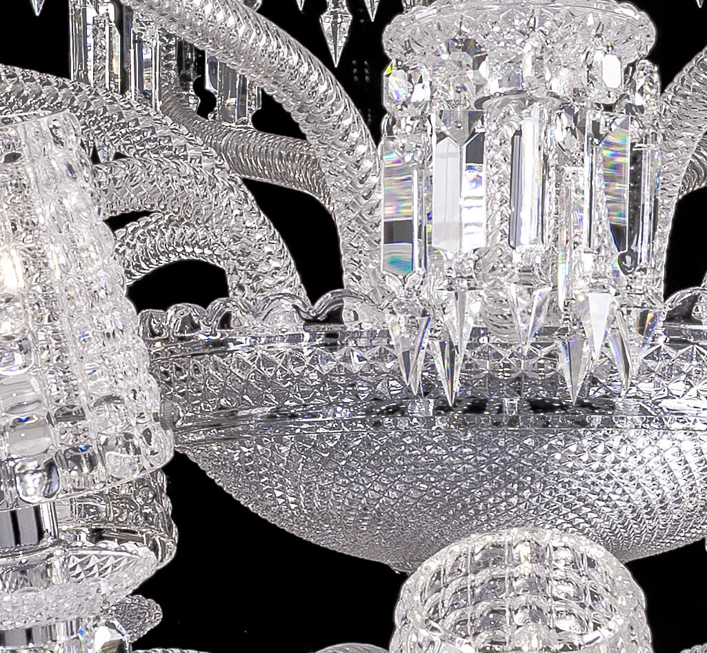 Lamp Modern Le Roi Soleil Crystal Chandelier