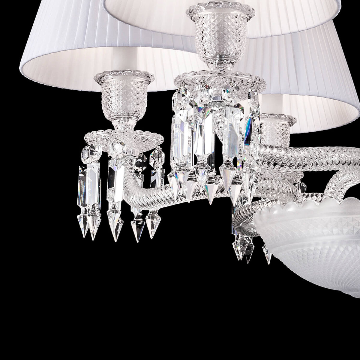Lamp Modern Tourbillon Crystal Chandelier