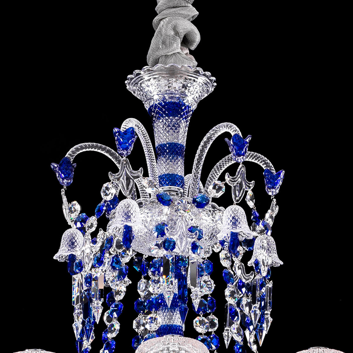 Lamp Modern Zenith Faunacrystopolis Blue Crystal Chandelier