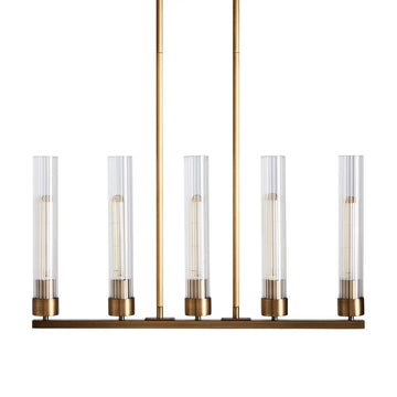Juniper Glass Linear Chandelier