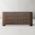 Astor Six Drawer Dresser-Lamp Modern