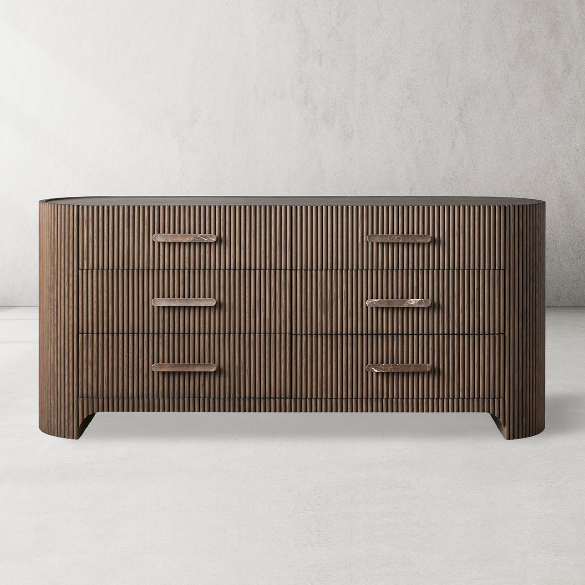 Astor Six Drawer Dresser-Lamp Modern