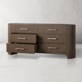 Astor Six Drawer Dresser-Lamp Modern