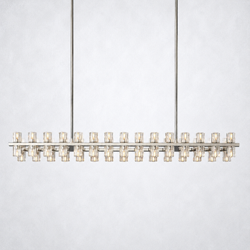 Marlowe Crystal Rectangular Chandelier 54"