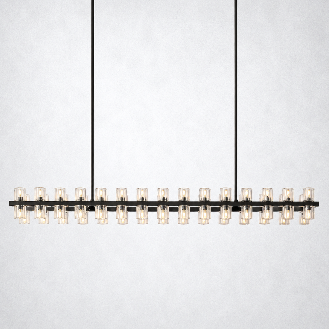 Marlowe Crystal Rectangular Chandelier 54"