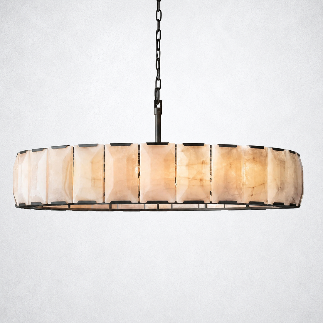 Ellington Calcite Round Chandelier 60"