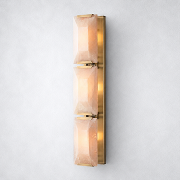 Ellington Calcite Triple Sconce