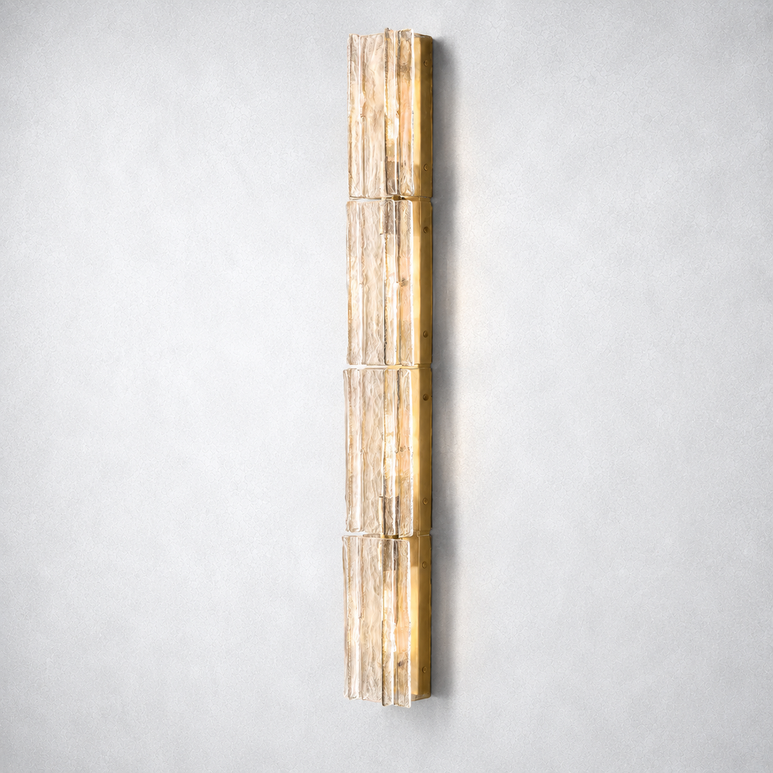 Enclave Clear Glass Grand Sconce