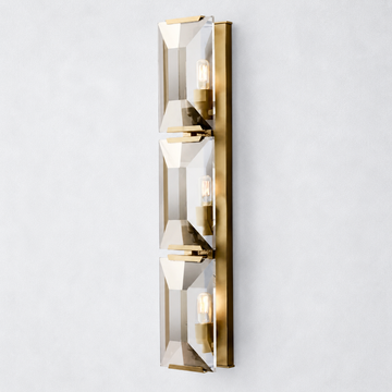 Ellington Crystal Triple Wall Sconce
