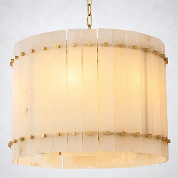 Sorella Alabaster Round Chandelier 22"