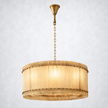 Sorella Alabaster Round Chandelier 37"