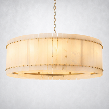 Sorella Alabaster Round Chandelier 48"