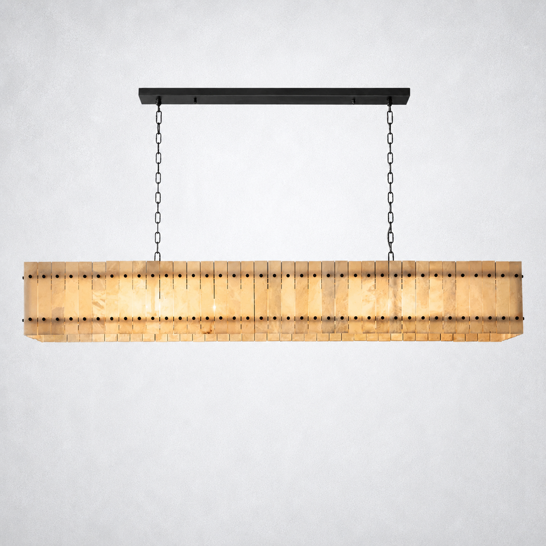Sorella Alabaster Linear Chandelier 72"