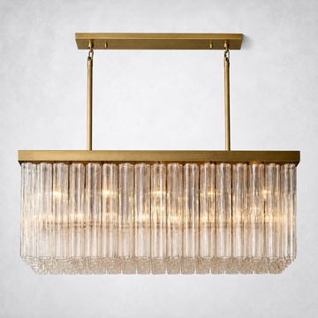 Signature Rectangular Chandelier 54”