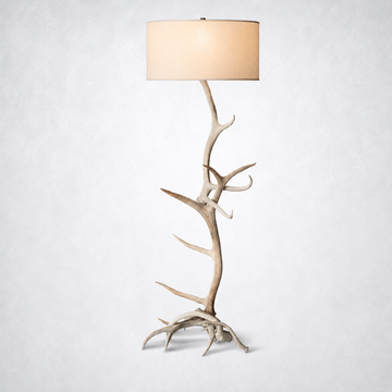 Moonlit Elk Antler Floor Lamp