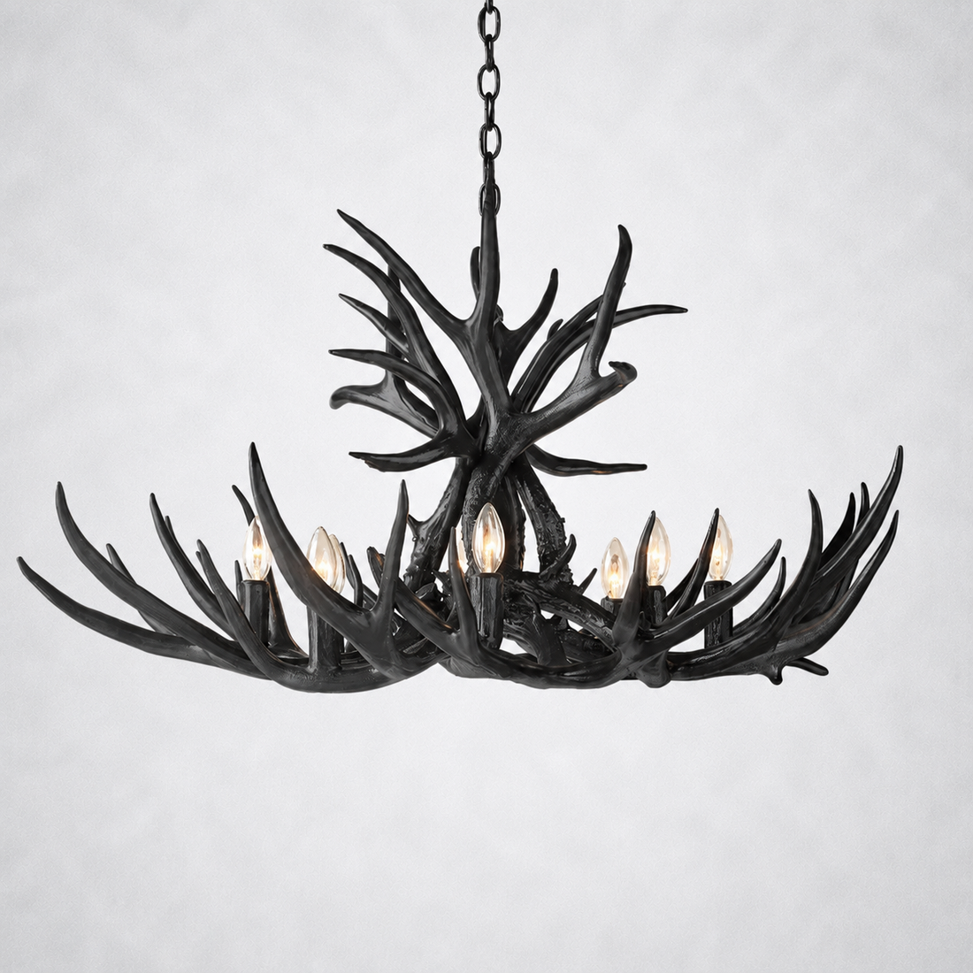 Moonlit Antler Chandelier 36"