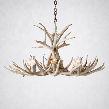 Moonlit Antler Chandelier 36"