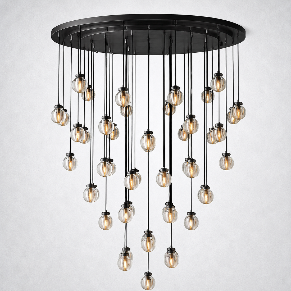 Perle Round Chandelier 48"