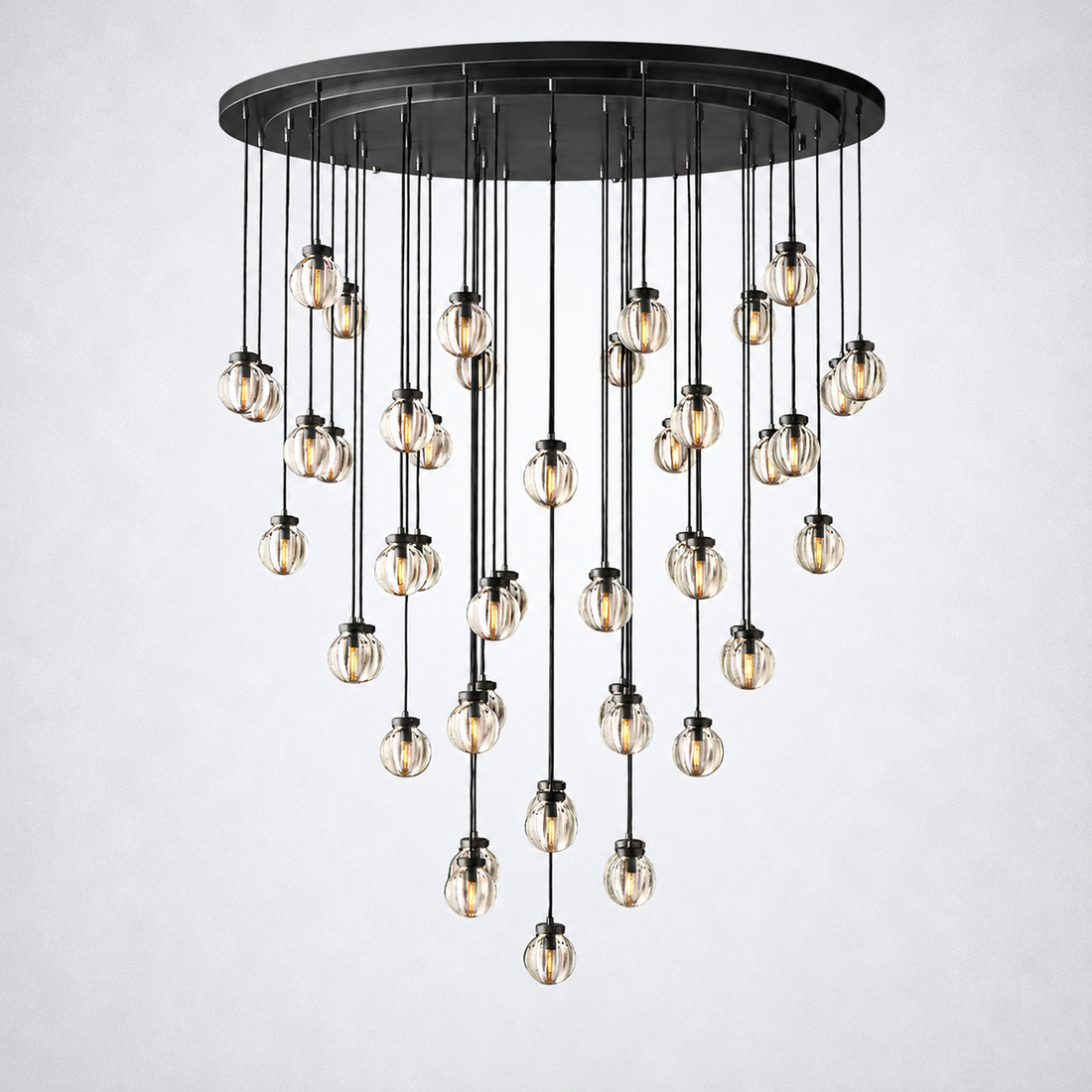 Perle Round Chandelier 60"