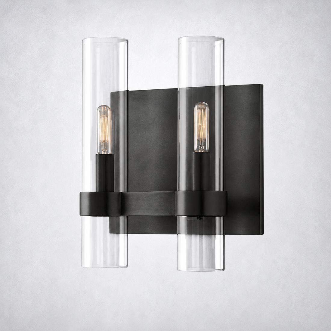 Ravella Modern Fashion Glass Double Sconce