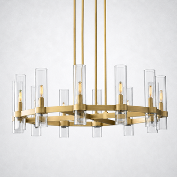 Ravella Modern Fashion Glass Round Chandelier Light 36‘’