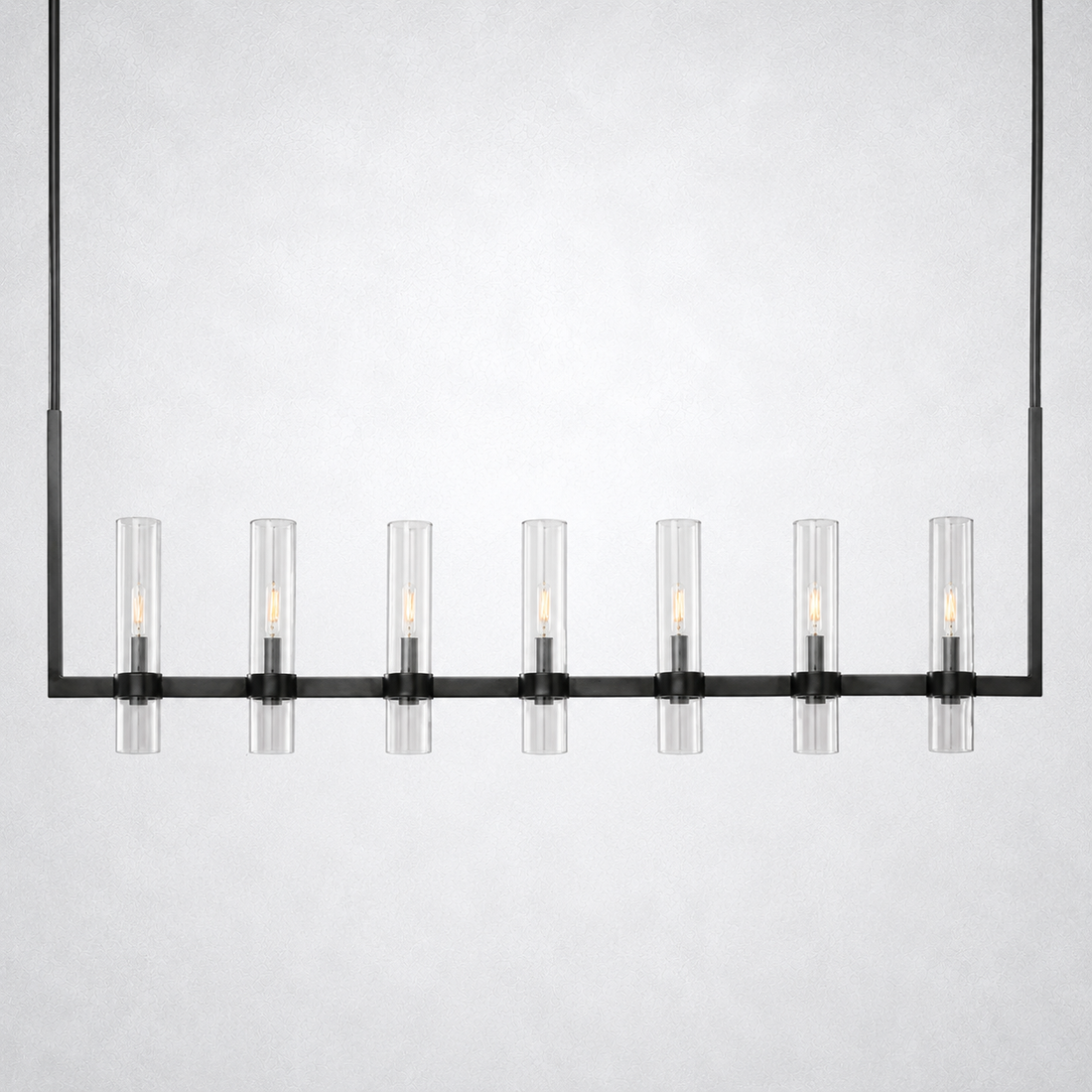 Ravella Modern Fashion Glass Linear Chandelier 59''