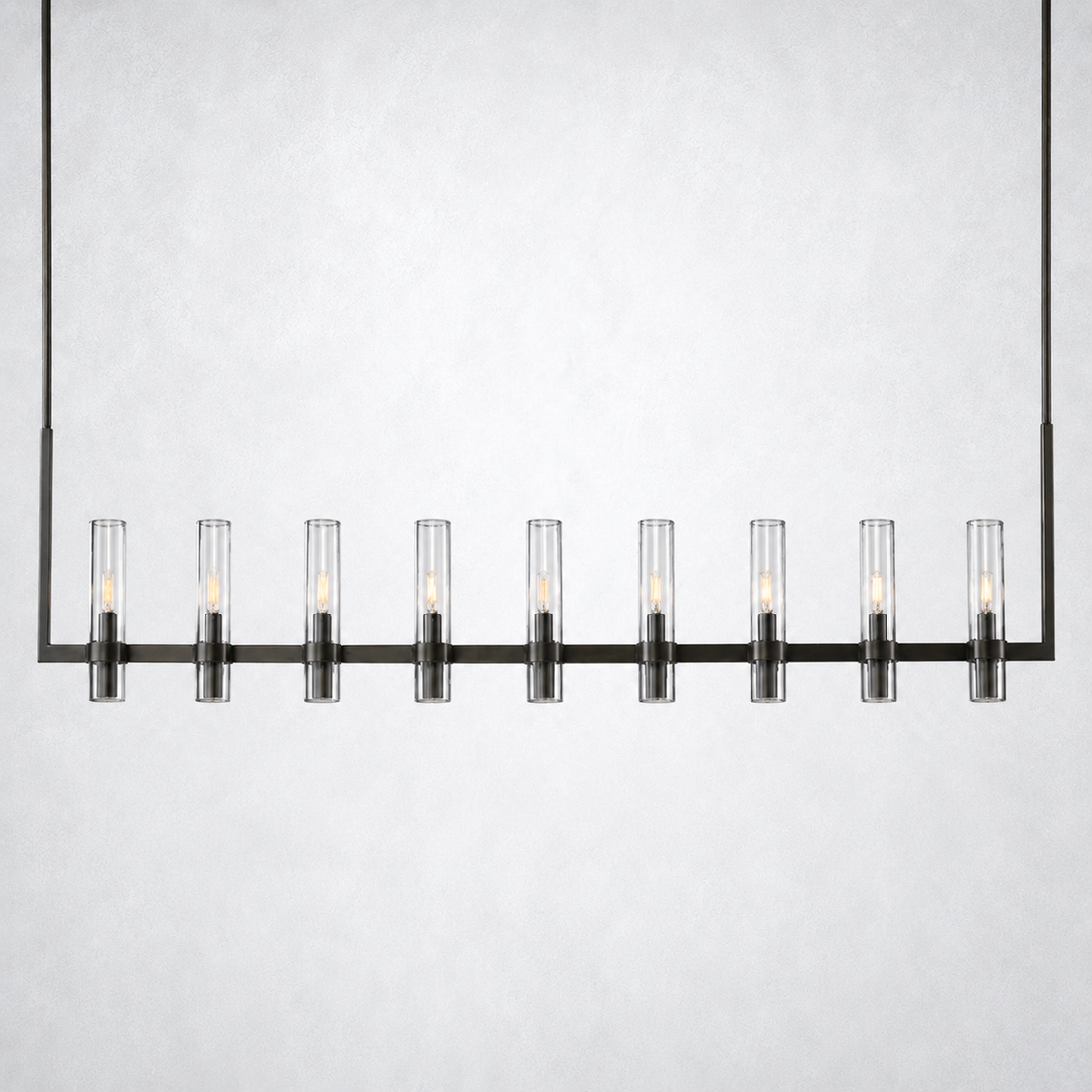 Ravella Modern Fashion Glass Linear Chandelier 71''