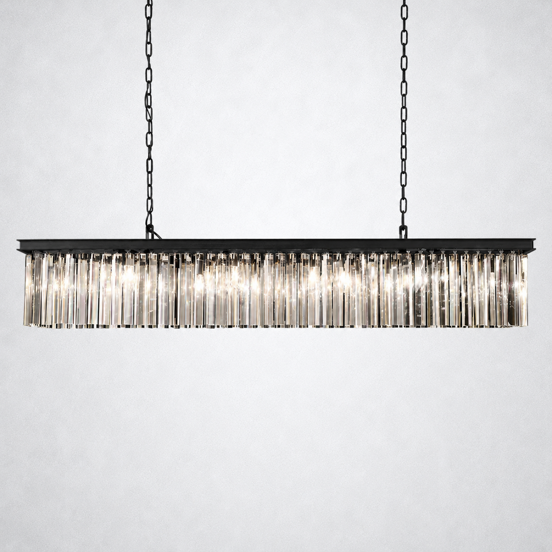 1920 Avelora Single Rectangular Chandelier