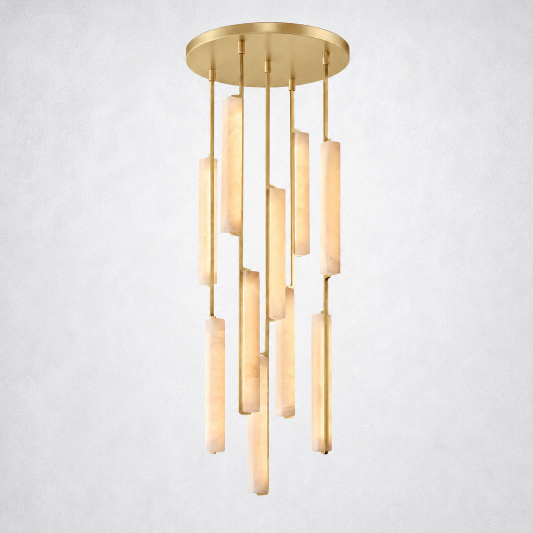 Sterling Alabaster Round Chandelier 24"