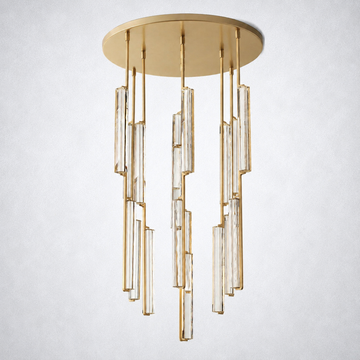 Sterling Round Chandelier 40"