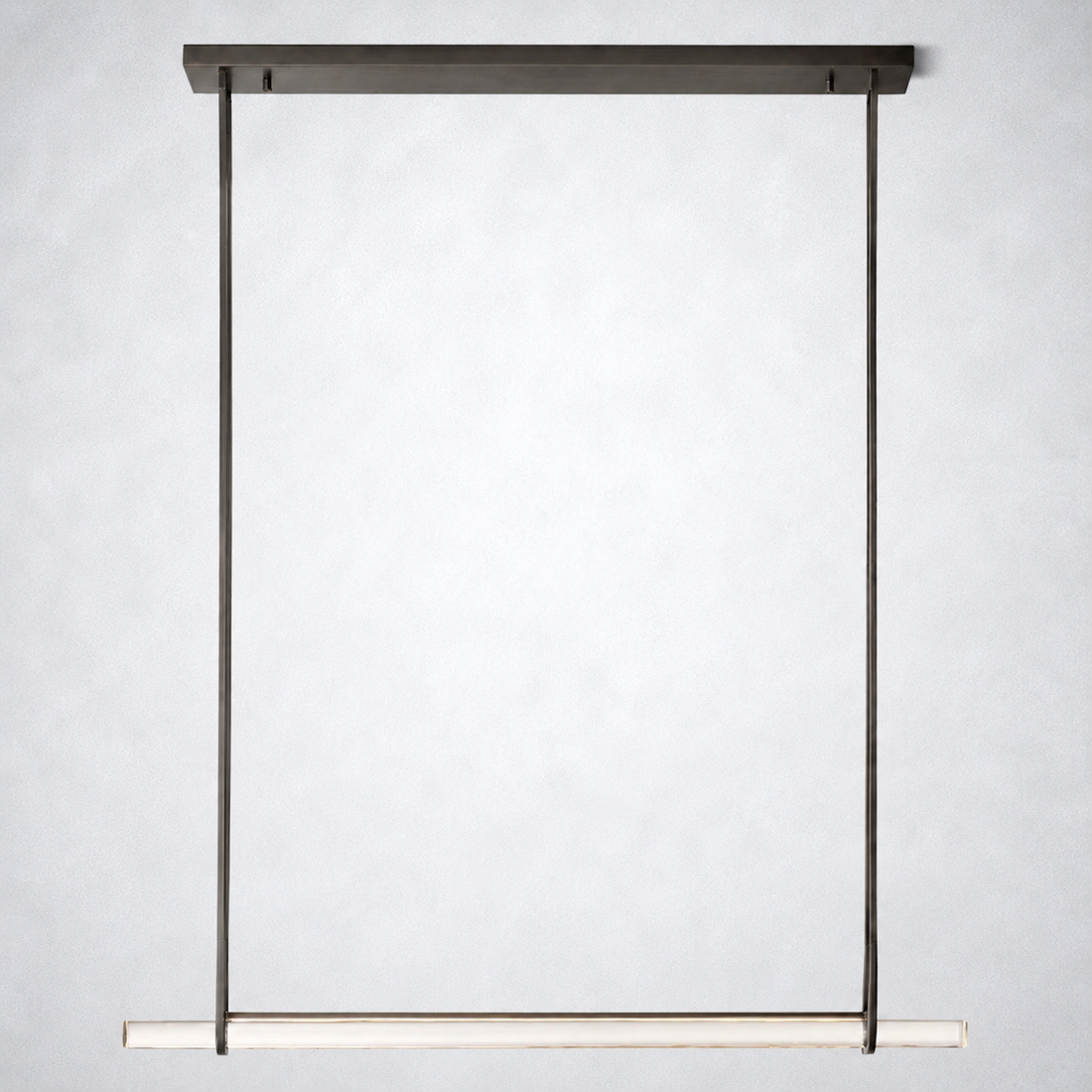 Sterling Single Bar Linear Chandelier 60"