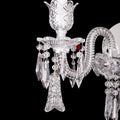 Elegance Candle Baccarat Crystal Wall Sconce With Bell-Lamp Modern