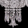 Elegance Candle Baccarat Crystal Wall Sconce With Bell-Lamp Modern