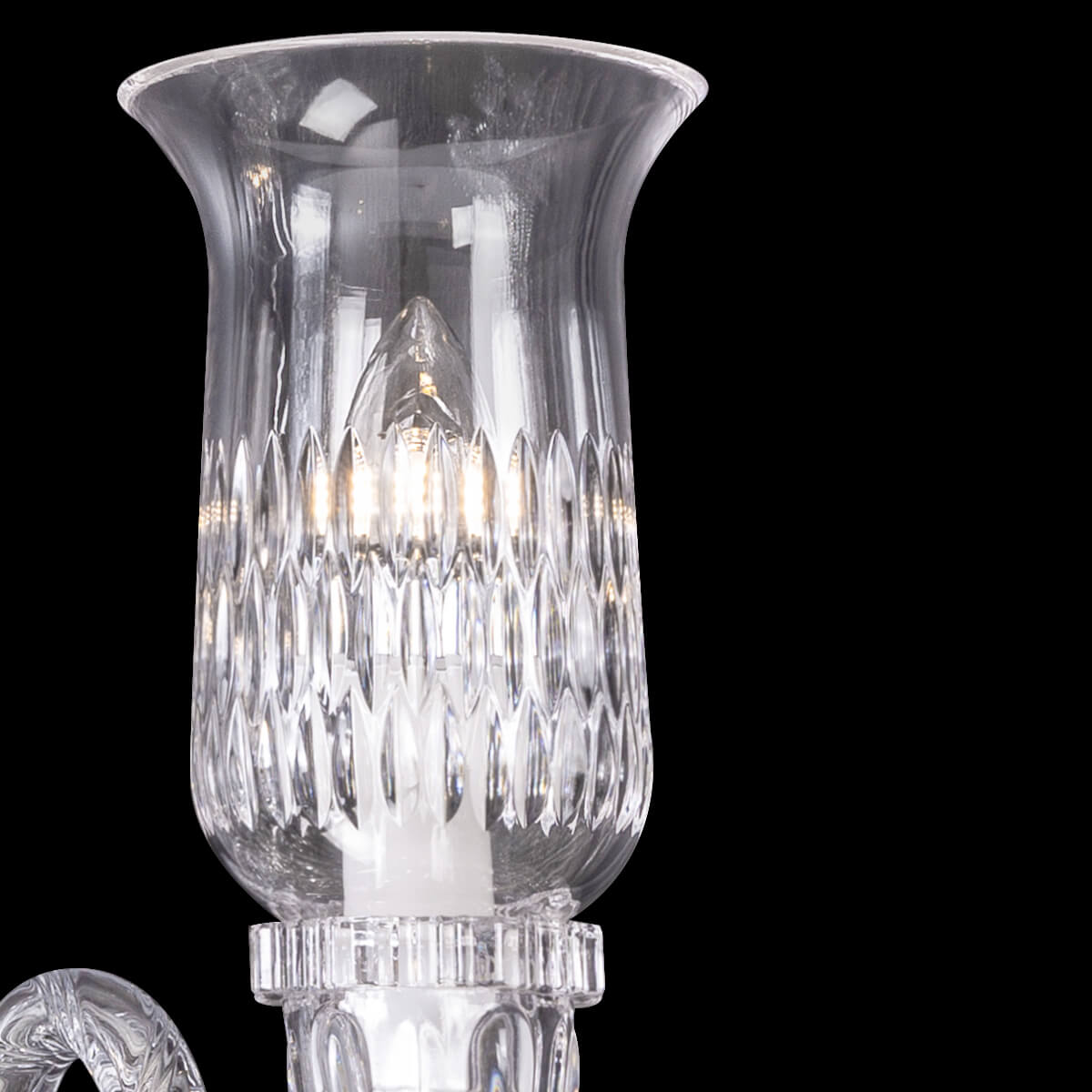 Elegance Crystal Cup Baccarat Wall Sconce-Lamp Modern