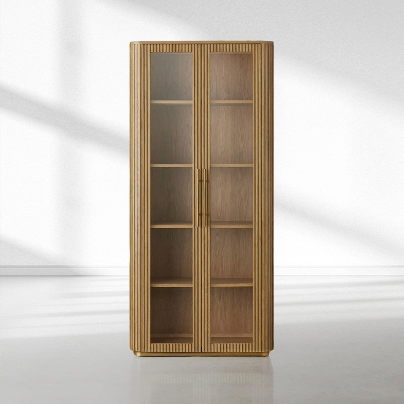 Finnley Glass Cabinet-Lamp Modern