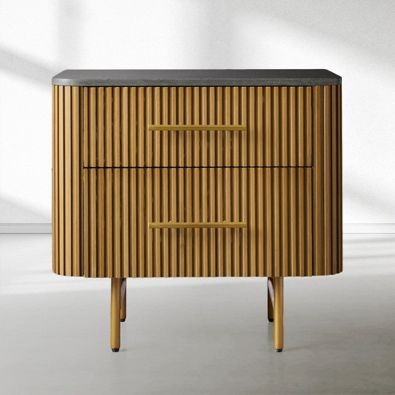 Finnley Closed Nightstand - Lamp Modern