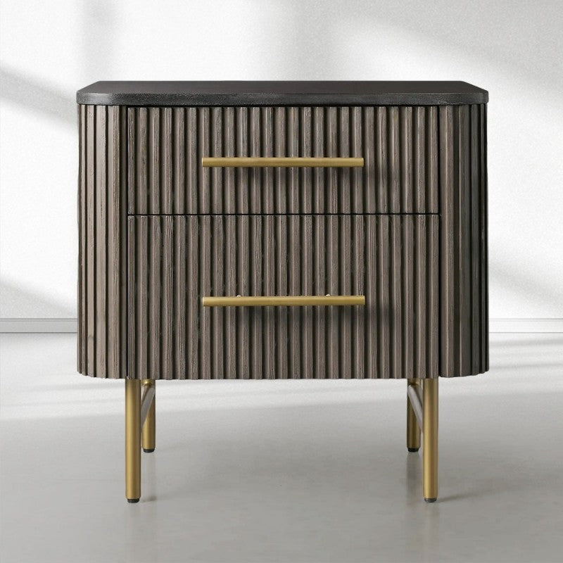 Finnley Closed Nightstand - Lamp Modern
