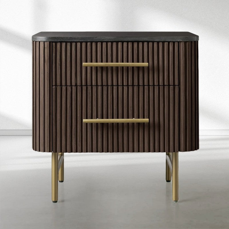 Finnley Closed Nightstand - Lamp Modern