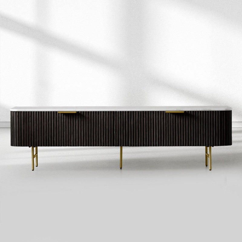 Finnley Low Media Console - Lamp Modern