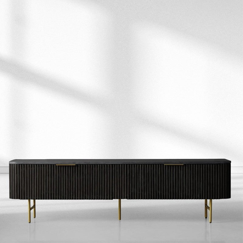 Finnley Low Media Console - Lamp Modern