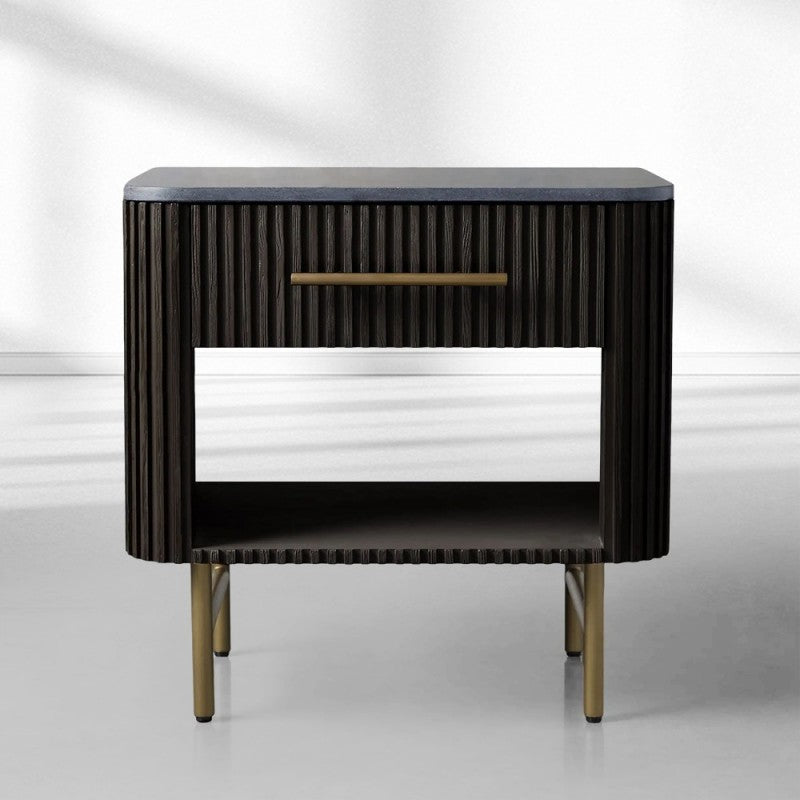 Finnley Open Nightstand - Lamp Modern