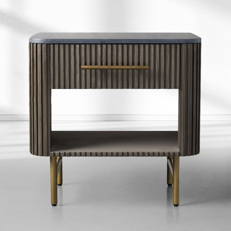 Finnley Open Nightstand - Lamp Modern