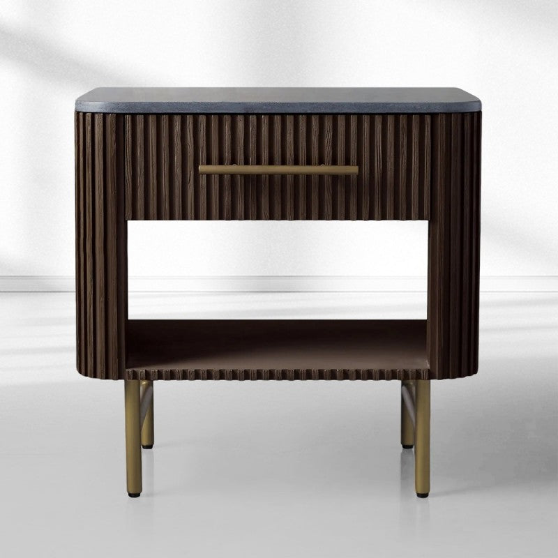 Finnley Open Nightstand - Lamp Modern