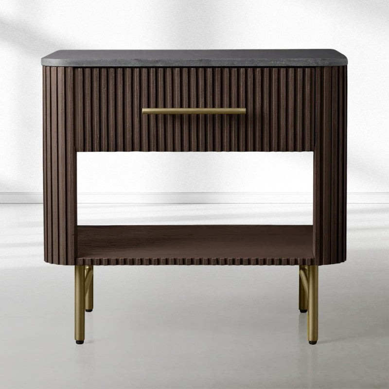 Finnley Open Nightstand - Lamp Modern